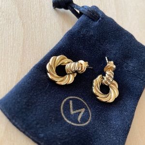 Mejuri Croissant Knocker Earrings
